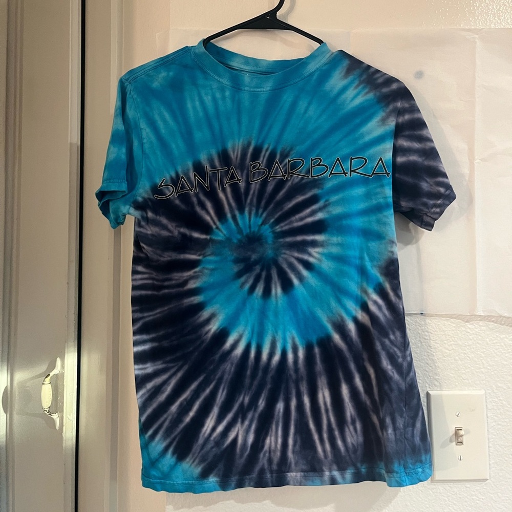 Blue Tie-Dye Santa Barbara T-Shirt
